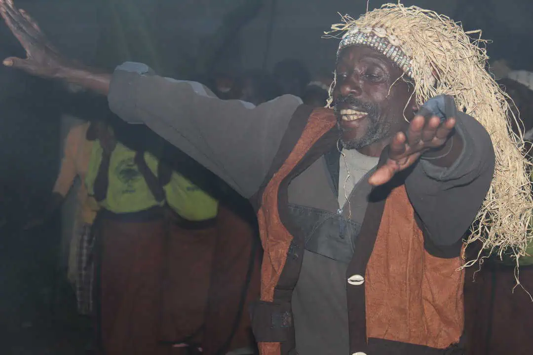batwa man dancing